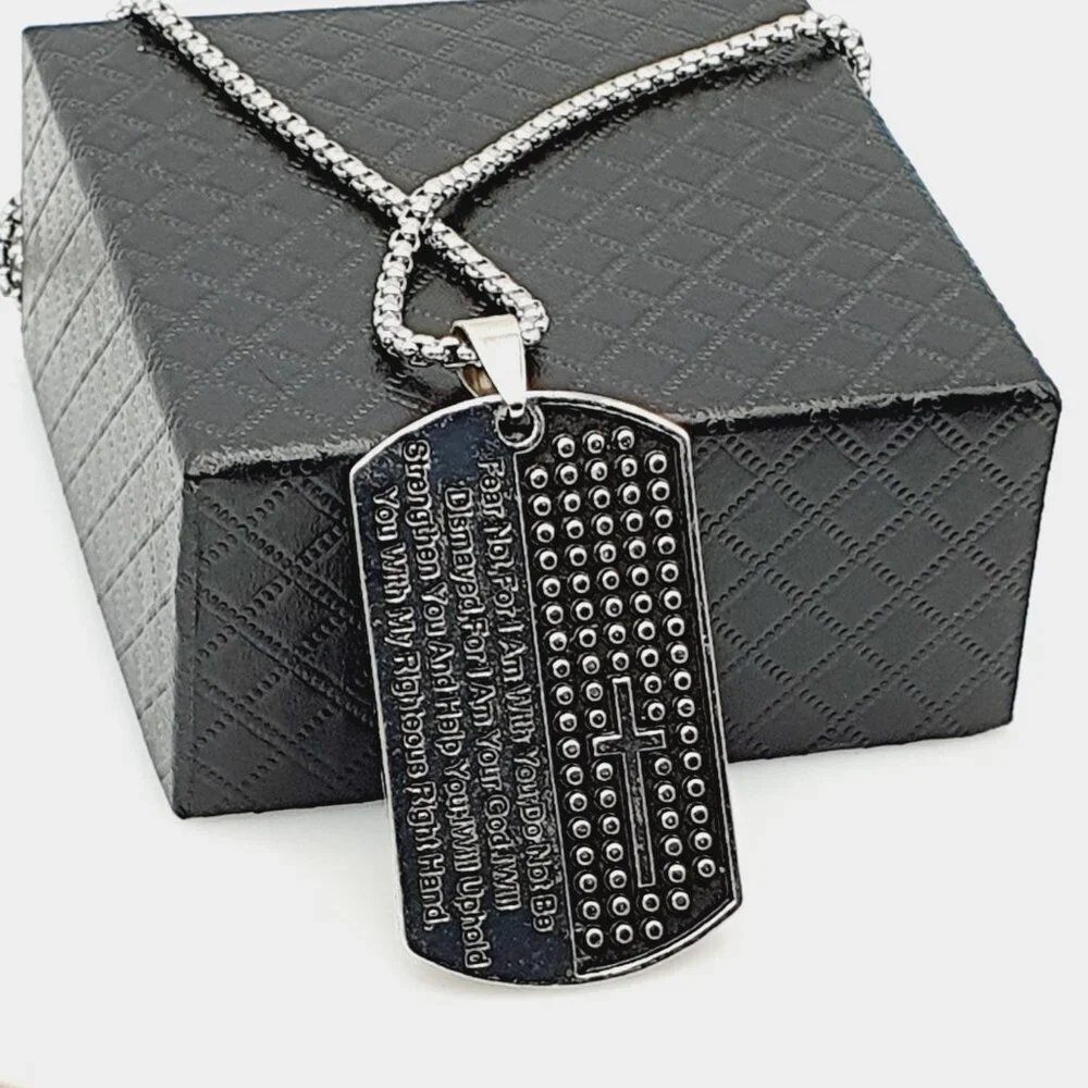 ❤️Soldiers famous Egypt Scripture Necklace, N90201P131